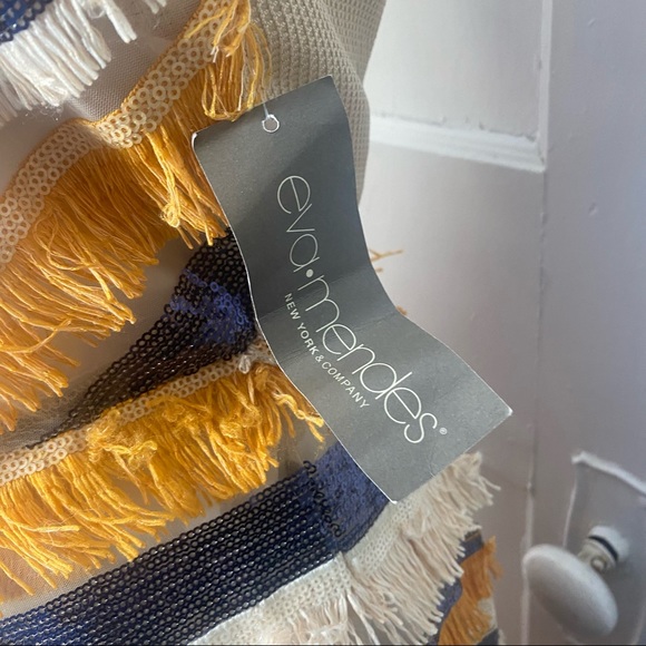 NWT Eva Mendes ~ Sabine Sequin Fringe Dress ~ Sz 8 - Picture 6 of 9